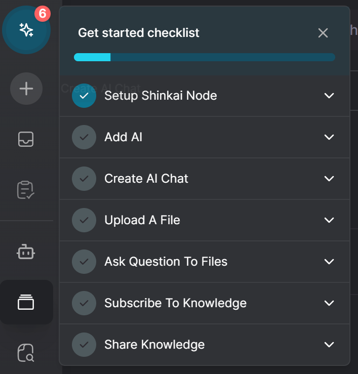 Shinkai Checklist